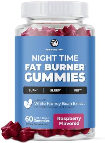Night Time Fat Burner Gummies, Sleep Support and Weight Loss Supplement