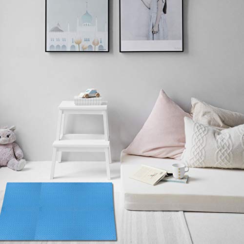 Tapete de espuma Besportble, 6 peças, tapete de espuma interligado, quadrado, lavável, tapete de chã
