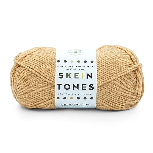 Image of (1 Pack) Lion Brand Yarn Basic Stitch Anti Pilling inchSkein Tones inch Yarn, Beech