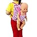 XADP Baby Doll Carrier Backpack Doll Accessories -Storage for Doll Clothes and Accessories- Fits 15 to 18 Inch Dolls