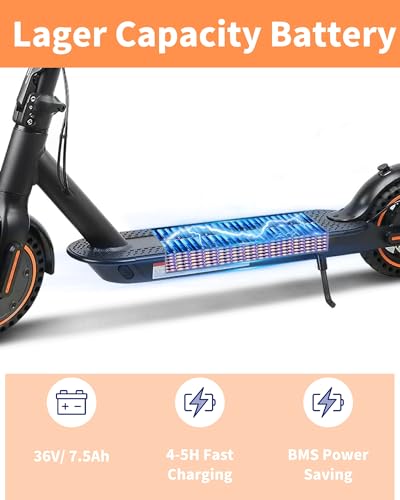 Electric Scooter, 500W/750W/1500W Peak Motor, 8.5″/10″