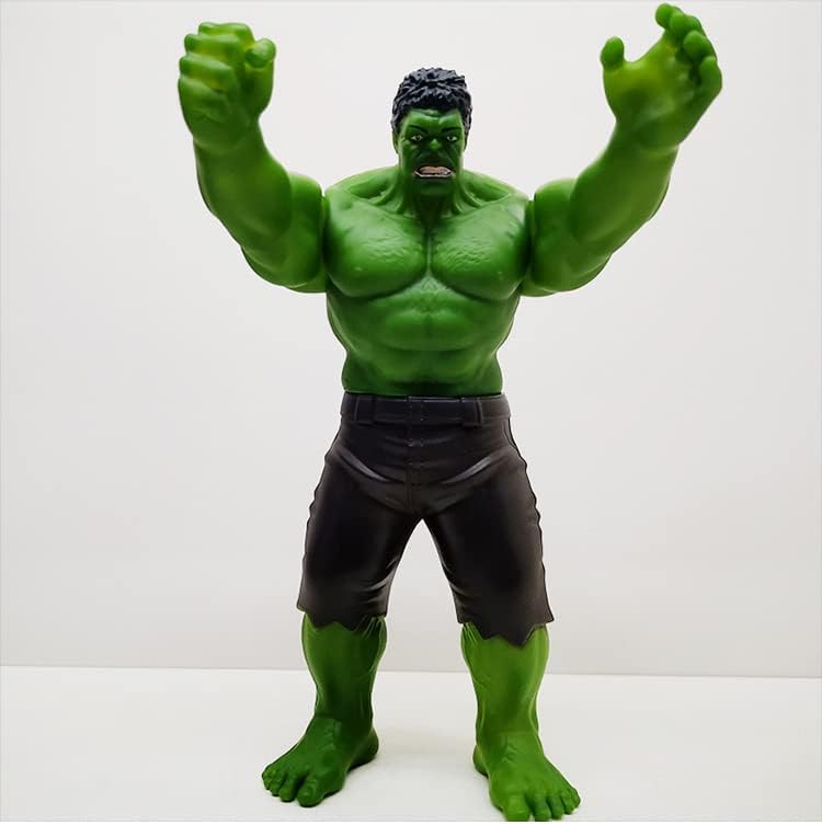 Avenger Titan Hero Hulk Figure, Marvel Titan Hero Series Deluxe Hulk Toy 23-cm Flexible Figure, Collectible Model Statue Toys PVC Figures Desktop Ornaments for Children Aged 4 and Up