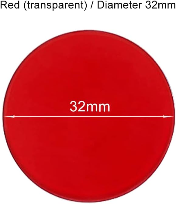 Miniatura 2 de Kit de microscopio, 1 filtro de color óptico de 1.260in1.378in, azul, verde, amarillo, rojo, vidrio transparente, blanco, filtro forestal para