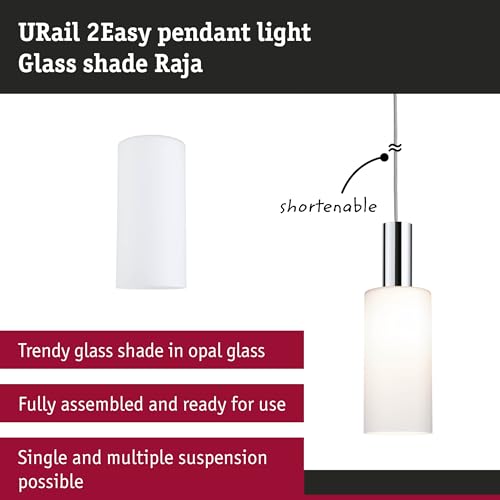 Paulmann 95606 Raja 2Easy Shade 100mm for URail Opal Rail System - Image 3