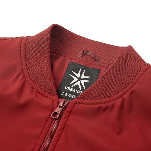 URBANFIND Men's Varsity Jacket Casual Fashion Stylish Bomber Jacket Lightweight Windbreaker3