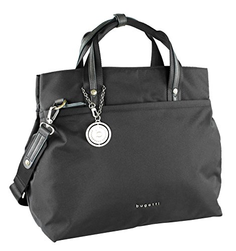 Bugatti Contratempo Women Sac Cabas Femmes Grand Format RFID, Sac Fourre Tout Femme XXL – Noir