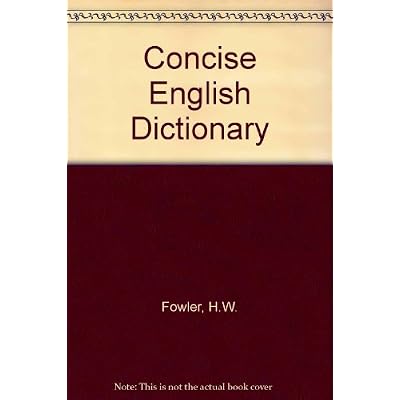 Concise English Dictionary