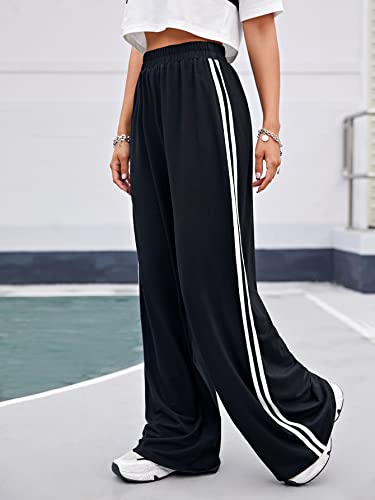 Image of dockstreet Loose fit Open Bottom Joggers /Loose fit, Trouser stylelowers /Cute Style, Relaxed Casual Lounge Pants for Women