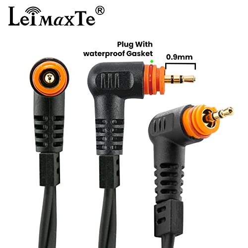 LEIMAXTE SL300 Earpiece Compatible with Motorola SL3500e SL7550 SL1K SL1M 2 Wires Radio Headset with Mic PTT Walkie Talkie FBI SPY Security Acoustic Tube Surveillance Earpiece