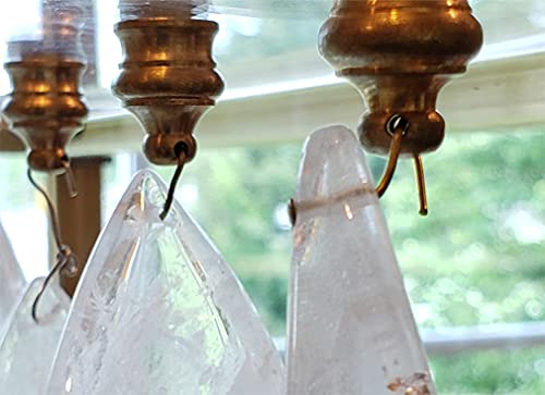 Image of B&P Lamp 1 1 /4 Inch Brass Finish Prism Pins, Per Ounce = 140 Pcs.