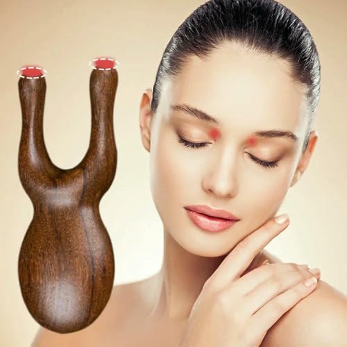 Acupoint masajeador de ojos GLDFW para tu rutina de cuidado facial nocturna y raspado de nariz 2