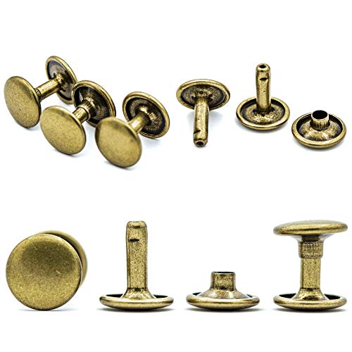 Mb My Belt 50 Stück Hohlnieten Altmessing