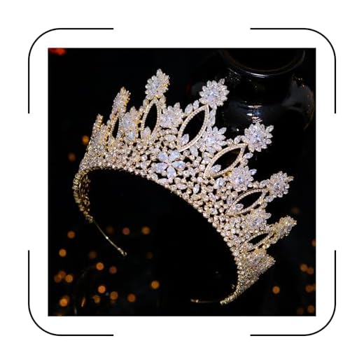 Aoligrace Luxury CZ Tiara for Women