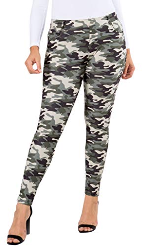 Image of YELETE Women's Basic Five Pocket Stretch Jegging Tights Pants