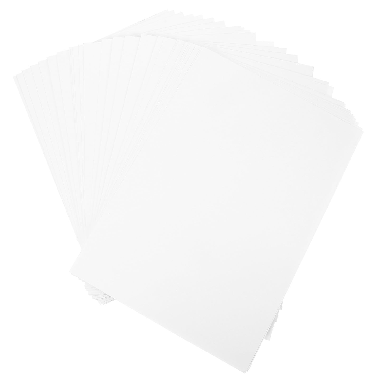 TEHAUX 200 Hojas Papel Blanco de 120gsm para Manualidades y Dibujo, Doble Cara, Papel Grueso para Libertad Creativa y Proyectos Artísticos