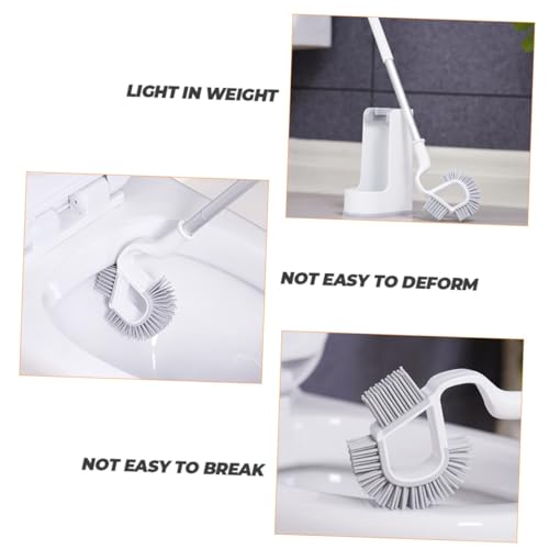 Brosse WC silicone avec support amovible pour éliminer les odeurs - 6