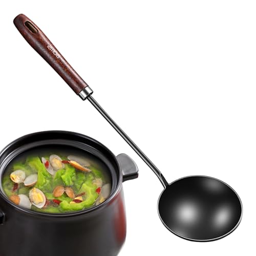 Cucharón de Cocina,Utensilios De Sartén Con Mangos Largos - Utensilios De Cocina Multifuncionales, Accesorios De Cocina Portátiles Para Uso Diario Y Acampar