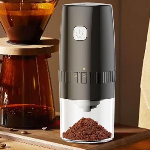 Moulin à café électrique rechargeable avec broyeur à grains secs - 4
