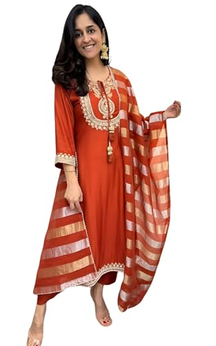 Costume festif kurti chic en coton fluide idéal pour vos soirées et grands événements