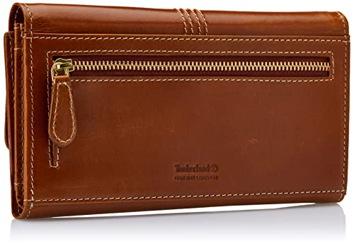 Timberland Women's Leather Rfid Flap Wallet Clutch Organizer #TOP1