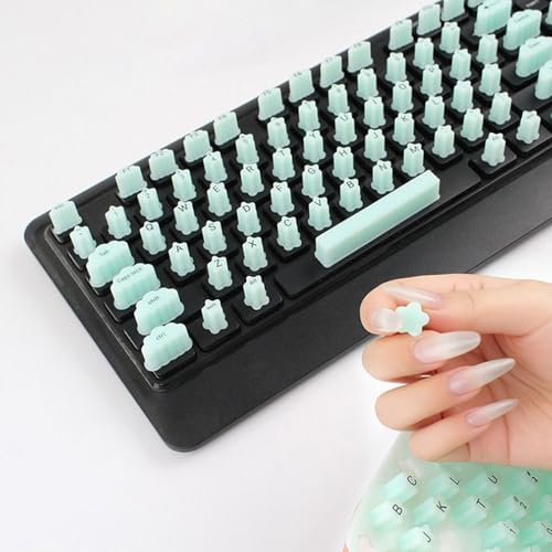 Fundas para teclado de portátil: protege tus uñas acrílicas largas en la oficina 6