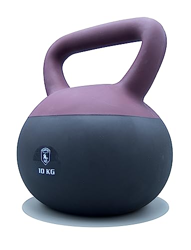 Team-CAC Soft Kettlebell Foxtrott 10 Kg Gewicht - weiche Kugelhantel - Schwunghantel - Hantel - Kugelgewicht - Fitness Hantel - minimiert Verletzungsrisiko - Schont den Boden