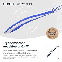 Dr.BEST Schwingkopf Zahnbürste, Mittel, Vorteilspack (2 + 1 Gratis) – Ansicht 8