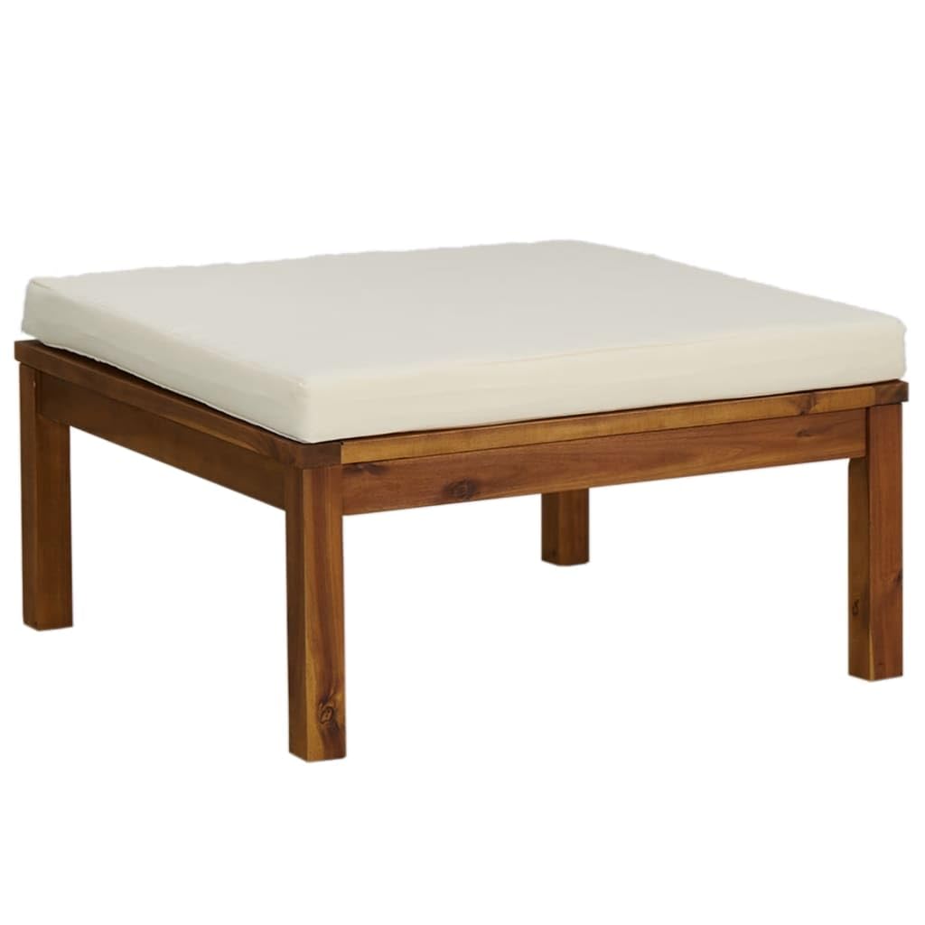 Ecklounge Holz Gartenmöbel Set L Form Balkon Lounge Klein Sitzgruppe Gartenlounge Set Holz Lounge Möbel Outdoor Balkonsofa Loungemöbel Set 5-TLG Type-28