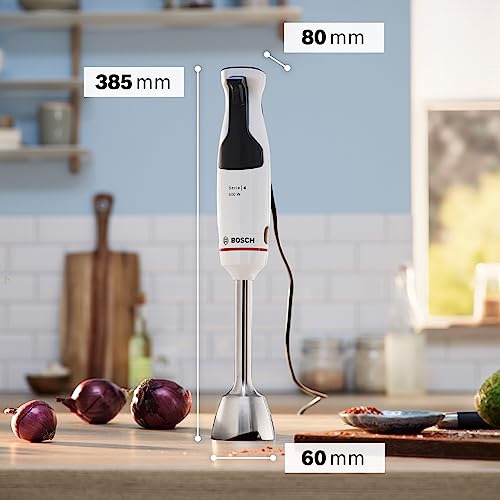 Bosch Serie 4 MSM4W220 Frullatore a immersione ErgoMaster 600 W Bianco 1 Bosch Serie 4 MSM4W220 Frullatore a immersione ErgoMaster 600 W Bianco