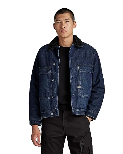 G-STAR Veste Utility Flap Pocket avec doublure Sherpa chaude et isolante