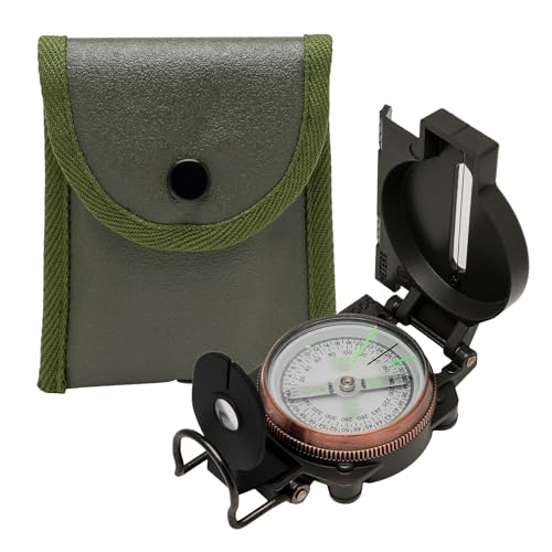 Brújula Lensatic G-51SET con Estuche de Lona en Khaki miniatura 1