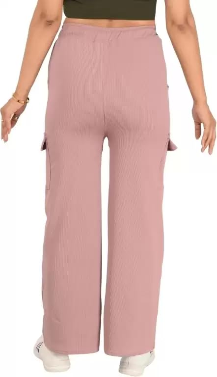 Image of Women Solid Loose Fit Knitted Cargo - Parent (BZCR9)