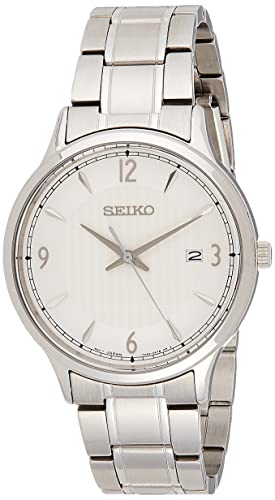 Preisvergleich Produktbild Seiko Quarz Herren-Uhr Edelstahl mit Metallband SGEH79P1