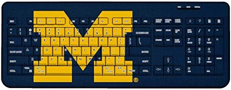 Keyscaper K510WD-0MIC-SOLID1 Michigan Wolverines Wired Keyboard with Solid Design