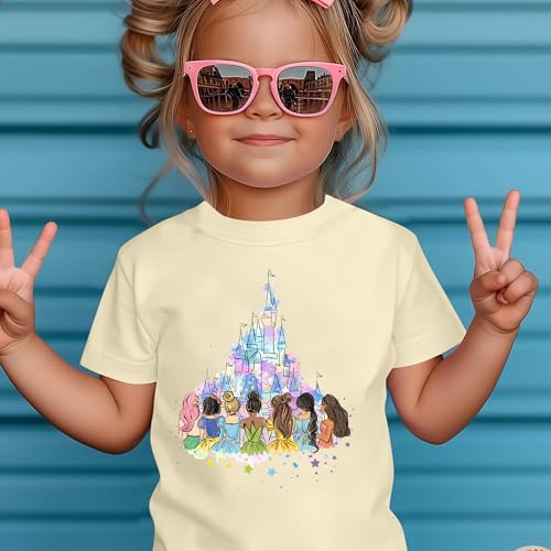 Image of Magical Shirt for Girl: Magic Kingdom Prinecess Tshirt Princess Shirts Youth Girls Cute Family Vacation Trip Tee