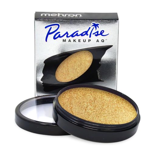 Image of Mehron Makeup Paradise FX - METALLIC GOLD, Water-Activated Face Paint