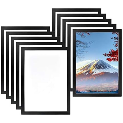 10PCS Self Adhesive A4 Magnetic Photo Frames Cover