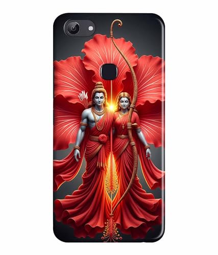 Image of Lord Ram with Sita MATA Printed Hard Back Case Cover & Compatible for Vivo Y81 (Multicolor) - D1806