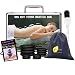 Professional Portable Massage Stone Heater Kit with 16 Therapy Hot Rocks Massage Stones - Bonus Guide E-Book included - by Amethyst Lake