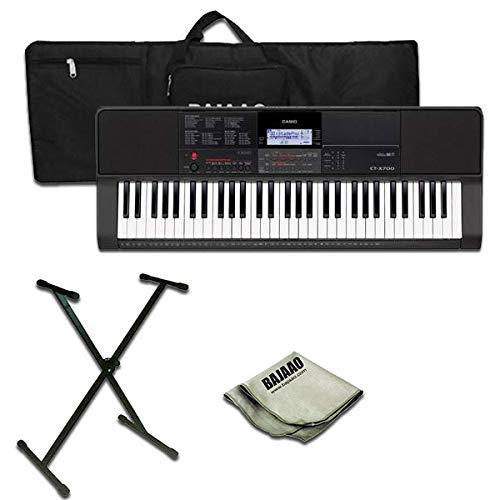 G&F Enterprises for Casio CT-X700 61-Key Portable Keyboard with Bag, Stand, and Polishing Cloth-picture-12