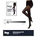L'eggs Casual Women's Fashion Diamond Tights, Control Top, Sheer Toe, Black, Size Small/Medium (Pack of 1)