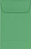 LUXPaper Coin Envelopes, Holiday Green, 2 1/4-Inch x 3 1/2-Inch, 50-Count