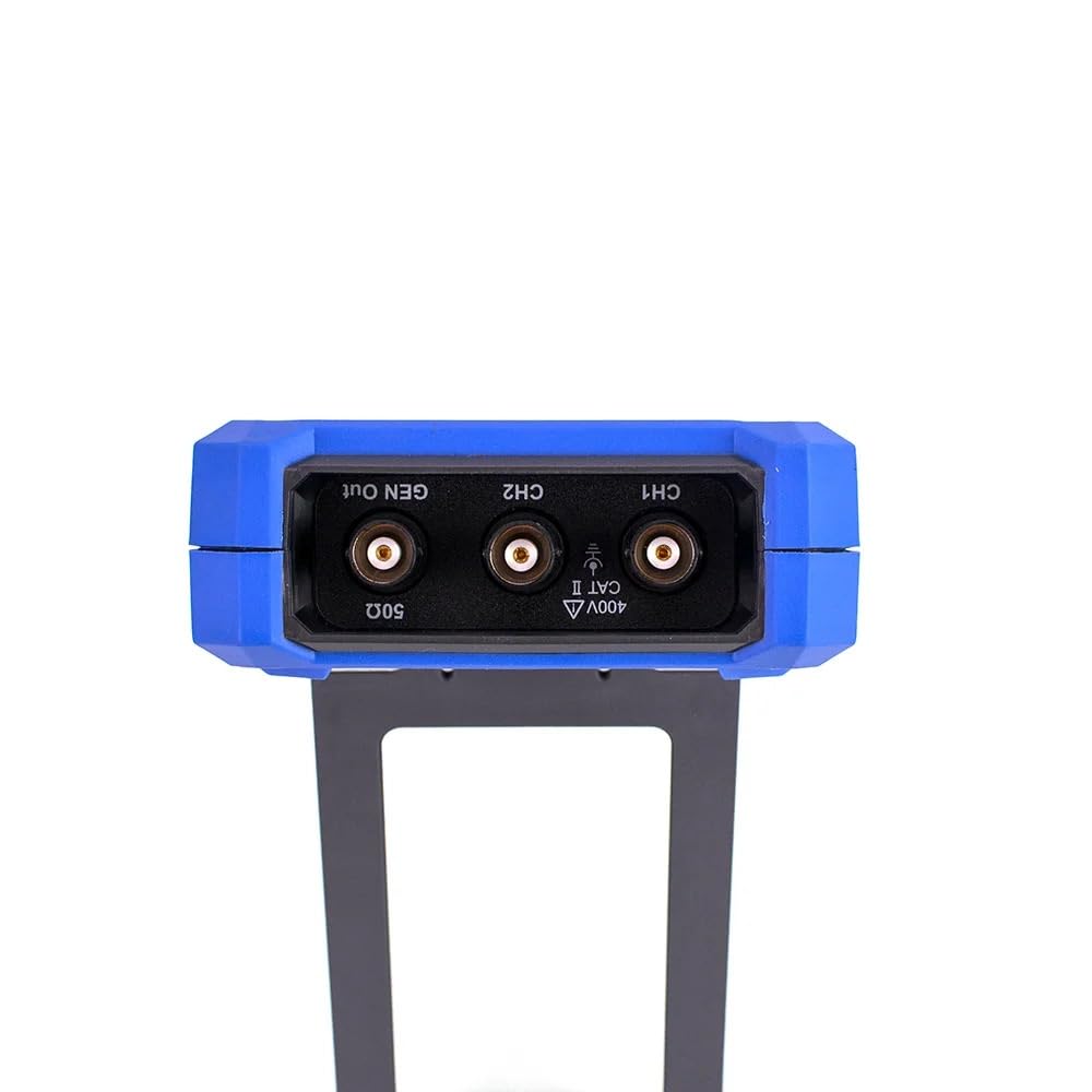 Osciloscopio digital, Osciloscopio digital 2 canales 200Mhz Ancho de banda Portátil 3 en 1 Osicloscopios USB + Multímetro + Generador forma onda(2202)