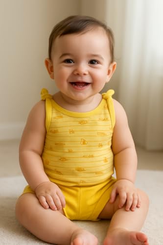 Image of New Born 0-3 Months Baby Wear Unisex Cotton Knot Jhabla Dress | Boy & Girl 6 Months Baby Dress Nightsuit, Bodysuit Jabla Clothing Baby Wear| Clothing Set for Born Baby Gift Pack | Pack Of 5 Combo