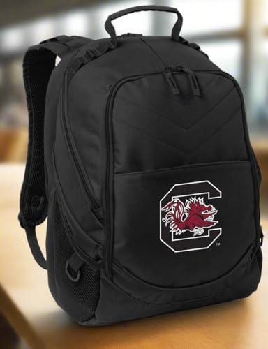 Image of Broad Bay University of South Carolina Backpack | Official USC Gamecocks Logo, Padded Laptop Computer Section, Premium 600D Nylon Fabric