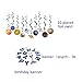 Outer Space Birthday Party Pack, Solar System Hanging Decoration, Foil Swirls Tassel Garlands, Kids Planet Themed Party Supplies, SUNBEAUTY