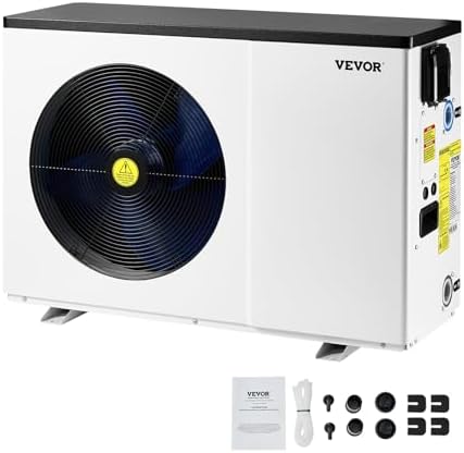 Vevor Electric Pool Heater - Which 5 Models Stand Out This Season? 8 VEVOR Electric Pool Heat Pump, 35830 BTU, Pool Heaters for 6605-13209GAL Above and In Ground Pools, Low Noise, Heating and Cooling Highly Efficient & Energy-Saving Pool Water Heater AC208-230V 60Hz