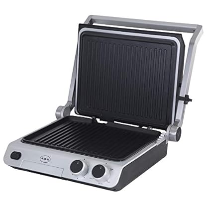 RGV Industrial Grill Kontaktgrill für Tische, elektrisch, 2000 W, Edelstahl – Bild 4