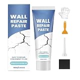 Kit per Riparazione Cartongesso, Stucco Sigillante, Riempimento per Fori su Pareti, per Fori Crepe Muri Soffitti Pavimenti Ceramica Doccia