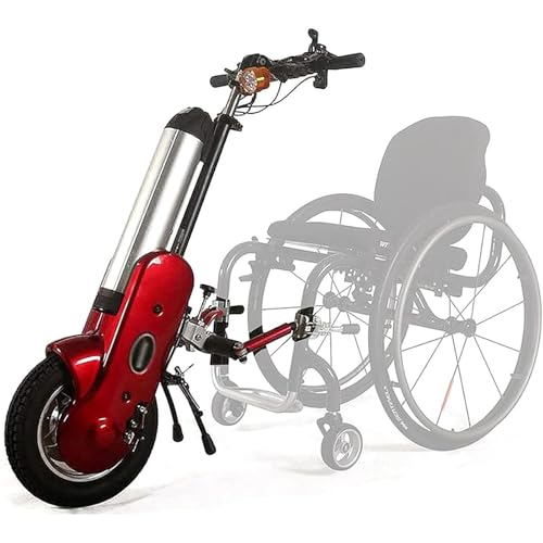 Dispositivo de tracción para silla de ruedas de 400 W, accesorios de tracción delantera para bicicleta manual, accesorios de conector de cuadro eléctrico, cabezal de tracción eléctrica, cab